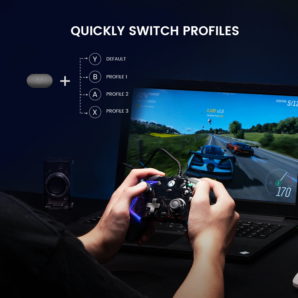 GameSir Kaleid Color Negro Controlador con Efecto Hall Xbox X|S