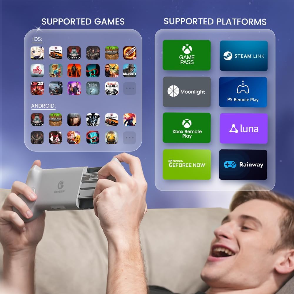 GameSir G8 Galileo Tipo-C - Controlador móvil para juegos Android y iPhone 15 Series