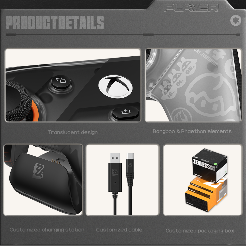 GameSir G7 Pro Mando inalámbrico con licencia oficial para Xbox Series X|S, Xbox One, PC con Windows y Android. Edición Zenless Zone Zero.